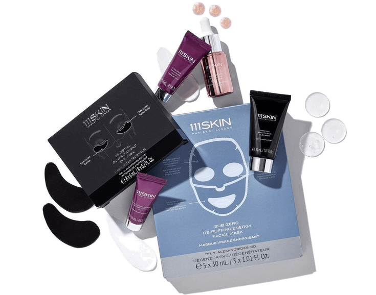 A curated 111SKIN skincare and recovery collection