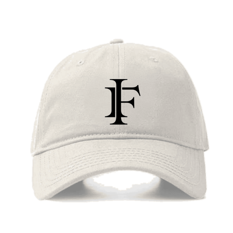 The INFRA cap, in cotton twill, finished in ivory